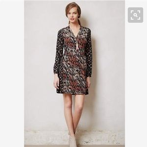 Beautiful long sleeve floral Anthropologie dress